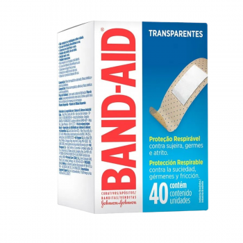 Curativo Band-Aid Transparente 40 Unidades